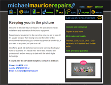 Tablet Screenshot of michaelmauricerepairs.co.uk